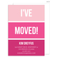 I've Moved Paint Swatch Moving Announcements Image 1 of 13